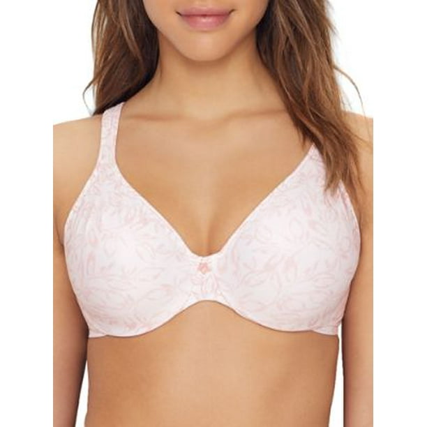 Bali Passion 2PK Comfort Minimizer Underwire Bra_Silver Lace Print_34C Bali Passion 2PK Comfort Minimizer Underwire Bra_Silver Lace Print_34C